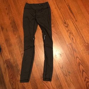 XS extra small grey leggings sport reflective